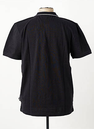 Polo stretch manches courtes noir PIONEER homme