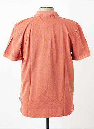 Polo stretch manches courtes orange PIONEER homme
