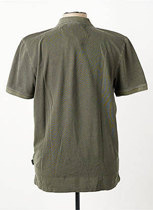 Polo stretch manches courtes vert PIONEER homme