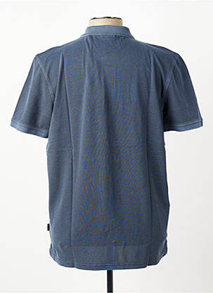 Polo stretch manches courtes bleu PIONEER homme