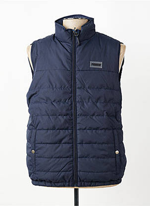 Doudoune poches sans capuche bleu PIONEER homme