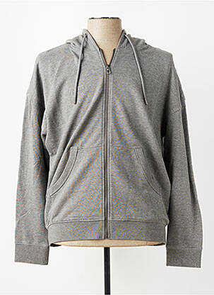 Veste casual resserrée sur le bas gris PIONEER homme