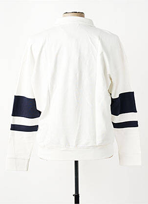 Sweat-shirt stretch manches longues blanc PIONEER homme