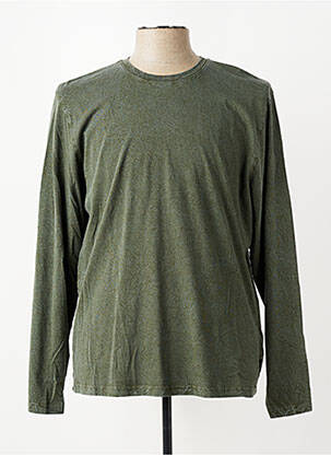 T-shirt coupe cintrée manches longues vert PIONEER homme