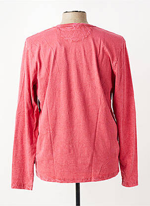 T-shirt coupe cintrée manches longues rouge PIONEER homme