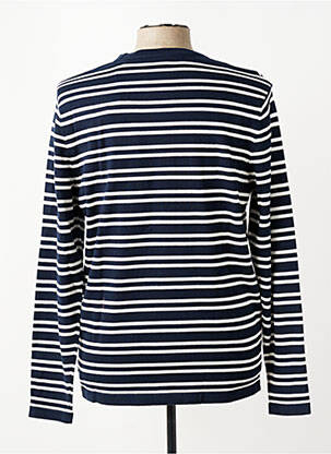 Pull stretch manches longues bleu PIONEER homme
