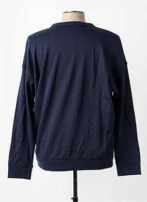 Sweat-shirt stretch manches longues bleu PIONEER homme