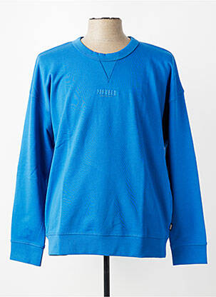Sweat-shirt stretch manches longues bleu clair PIONEER homme