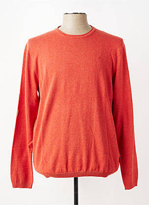 Pull stretch manches longues orange PIONEER homme