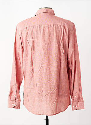 Chemise manches longues poches rose PIONEER homme