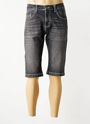 Bermuda tissage denim taille normale noir PIONEER homme