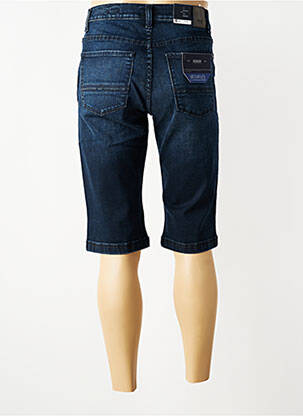 Bermuda stretch taille normale bleu PIONEER homme