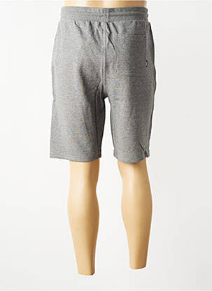 Bermuda taille élastique taille normale gris PIONEER homme