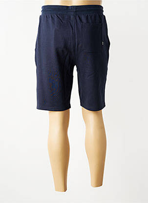 Bermuda taille élastique taille normale bleu PIONEER homme