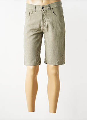 Bermuda stretch taille normale vert PIONEER homme