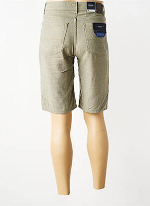 Bermuda stretch taille normale vert PIONEER homme