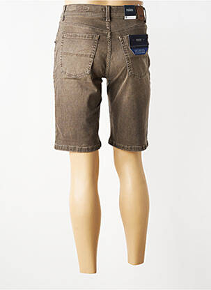 Bermuda tissage denim taille normale gris PIONEER homme