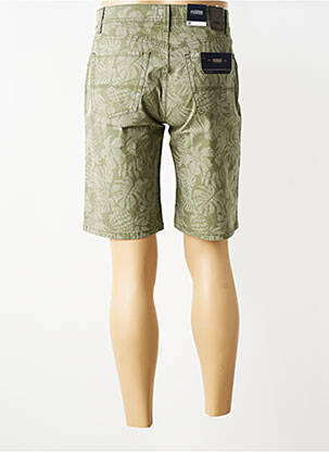 Bermuda tissage popeline taille normale vert PIONEER homme