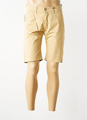 Bermuda stretch taille normale beige PIONEER homme