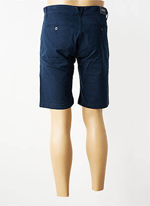 Bermuda stretch taille normale bleu PIONEER homme