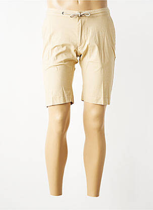 Bermuda taille élastique taille normale beige PIONEER homme