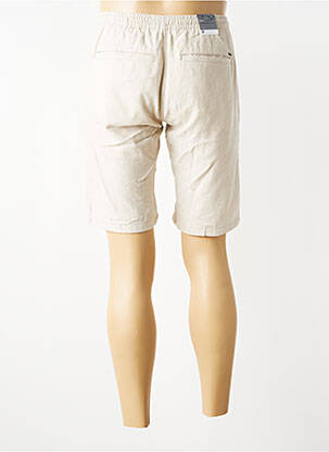 Bermuda taille élastique taille normale beige PIONEER homme