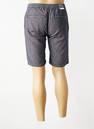 Bermuda taille élastique taille normale bleu PIONEER homme
