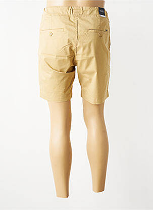 Short tissage popeline taille normale beige PIONEER homme