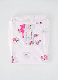 Pyjama col v rose BIP BIP femme