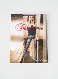 Collants stretch noir TRASPARENZE femme