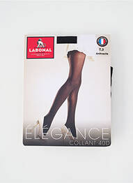 Collants tissage voile noir LABONAL femme