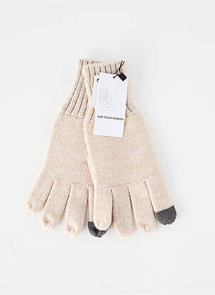 Gants stretch beige TIFFOSI femme