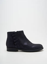 Bottines/boots tissage satiné talon plat jusqu'à 3cm bleu GEOX femme