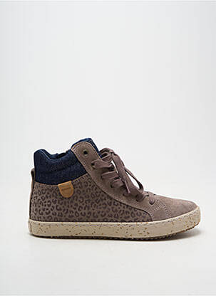 Baskets bout rond bout rond gris GEOX fille