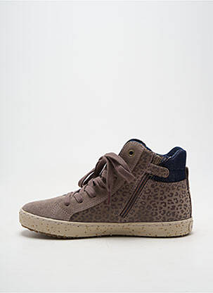 Baskets bout rond bout rond gris GEOX fille