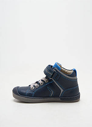 Bottillons plateforme plateforme bleu KICKERS garçon