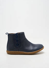 Bottines/boots bout rond bout rond bleu KICKERS fille