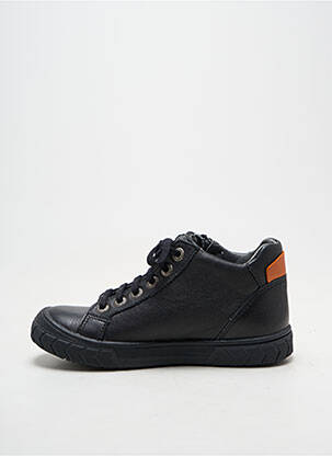 Baskets bout rond bout rond noir BOPY garçon