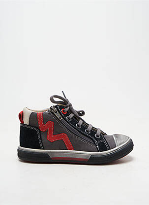 Baskets bout rond bout rond gris BOPY garçon