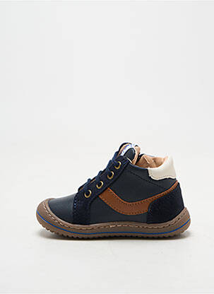 Baskets bout rond bout rond bleu GBB garçon