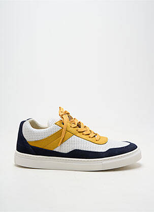 Baskets semelle amovible bout rond jaune BELLAMY garçon