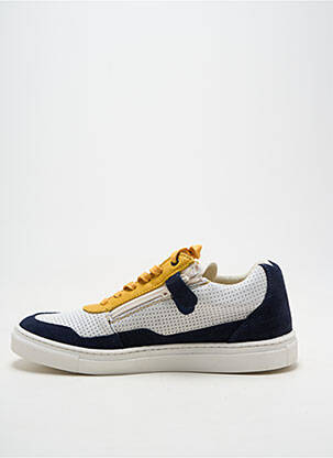 Baskets semelle amovible bout rond jaune BELLAMY garçon