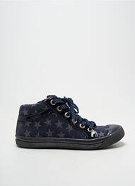 Baskets impression bout rond bleu BELLAMY fille
