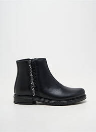 Bottines/boots semelle amovible chiquet noir BELLAMY fille