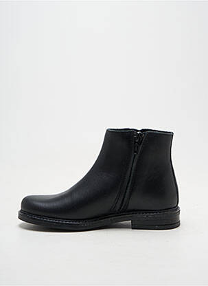 Bottines/boots semelle amovible chiquet noir BELLAMY fille