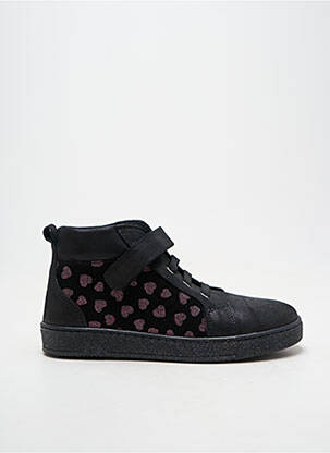 Bottines/boots semelle amovible bout rond noir BELLAMY fille