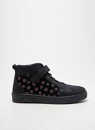 Bottines/boots semelle amovible bout rond noir BELLAMY fille