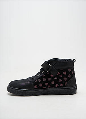 Bottines/boots semelle amovible bout rond noir BELLAMY fille