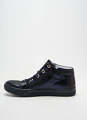 Bottines/boots semelle amovible bout rond bleu BELLAMY fille