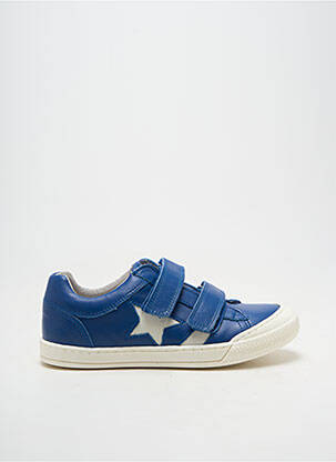 Baskets semelle amovible bout rond bleu BELLAMY garçon